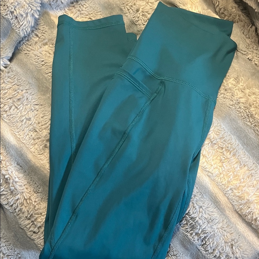 Lilly Pulitzer Teal High-Waist Leggings